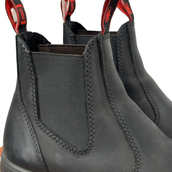 Redback Easy Escape Boots USBBKSC Mens 9.5 US Black Leather Safety Toe Work Shoe - Picture 6 of 12